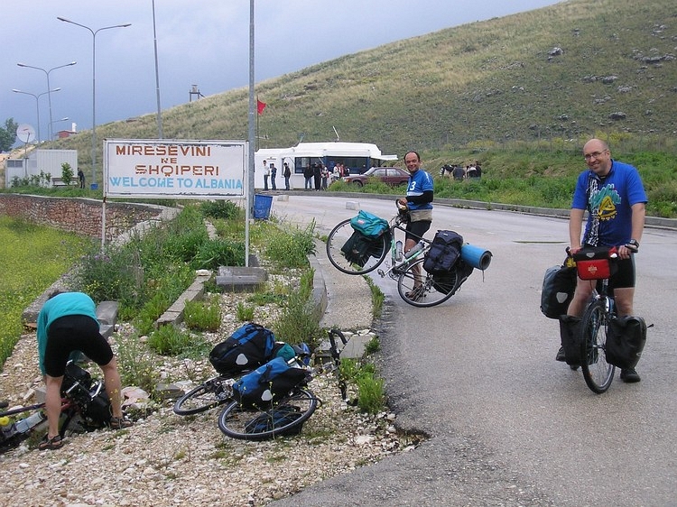 A state of anarchy as we reach the border of Albania