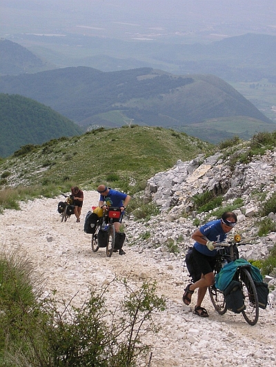 Gekke toeristen in Albanië