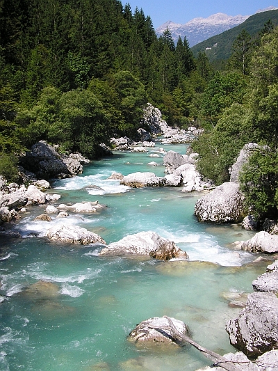 Soča Rivier, Slovenië