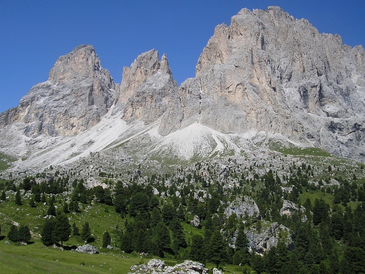 Langkofel / Sasso Lungo, Dolomites, Italië