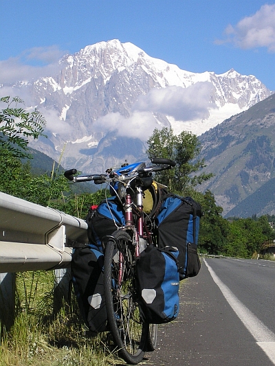 De Italiaanse zijde van de Mont Blanc