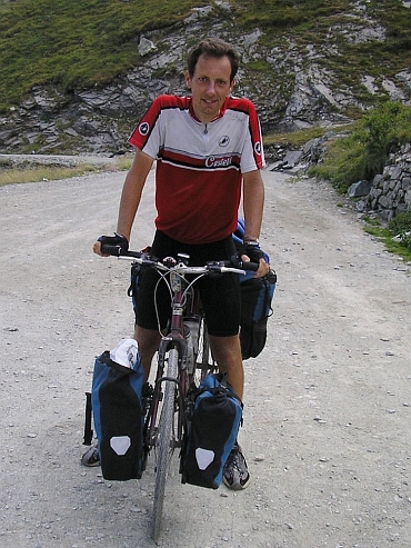 Op de Colle delle Finestre, Piemonte, Italië