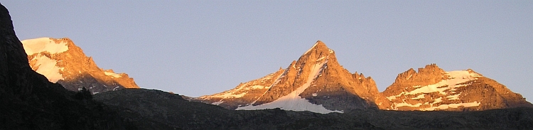 Zonsondergang in Pont