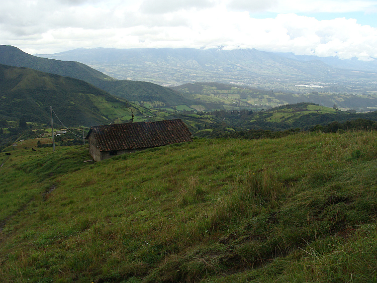 On the route to the Lagunas de Mojanda