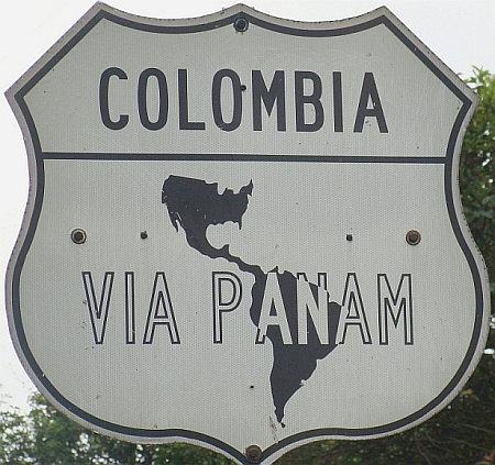 Ik had geen kaart van Colombia maar de route was eenvoudig: noordwaarts over de Panamericana