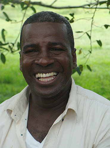 Portrait of a Colombian man