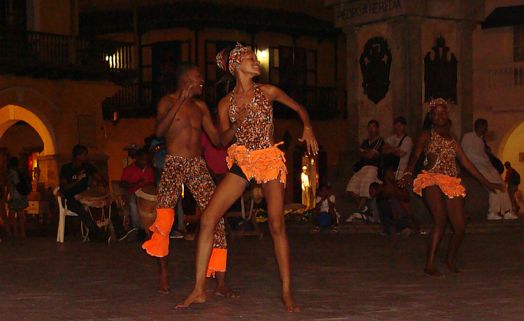 Dansers in Cartagena