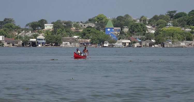 Dorp aan de Caribische Zee