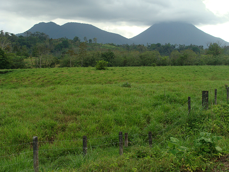 De groene heuvels van Costa Rica