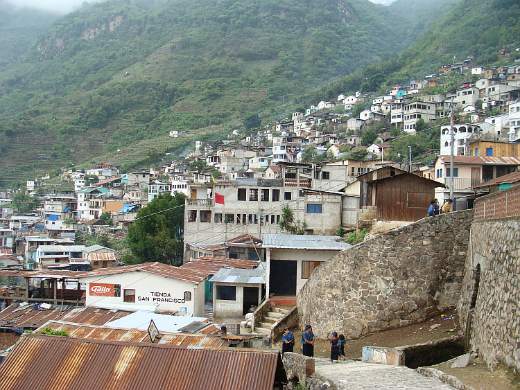 Maya village and the Lago de Atitlán