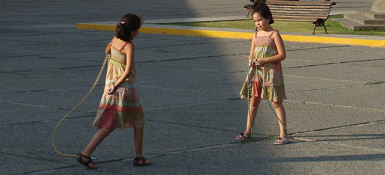 Kinderen in Cholula