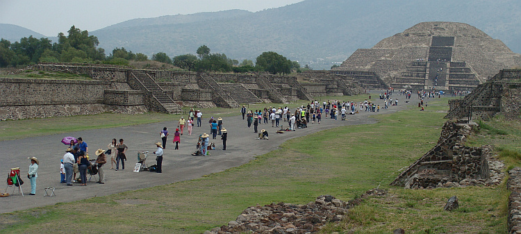 The Aztec pyramids of Teotihuacán