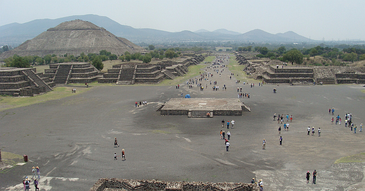 The Aztec pyramids of Teotihuacán