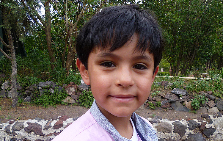 Mexican boy in Teotihuacán