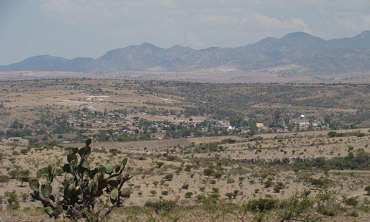 Landscape between San Miguel de Allende and Guanajuato