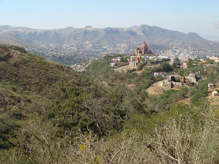 Landschap bij Guanajuato