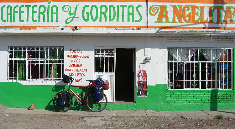 Pit stop for the Lonely Cyclist