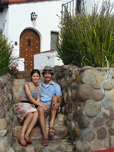 John en Christie in La Jolla