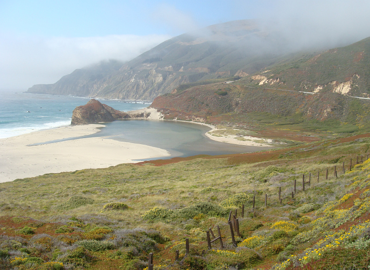 Landschap in Big Sur