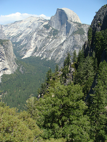 Uitzicht in Yosemite National Park in Californië