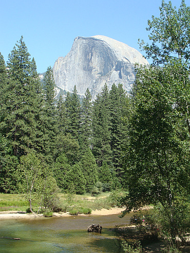 De Half Dome in het Yosemite National Park