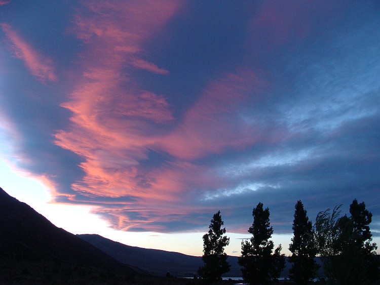 Twilight in Lee Vining