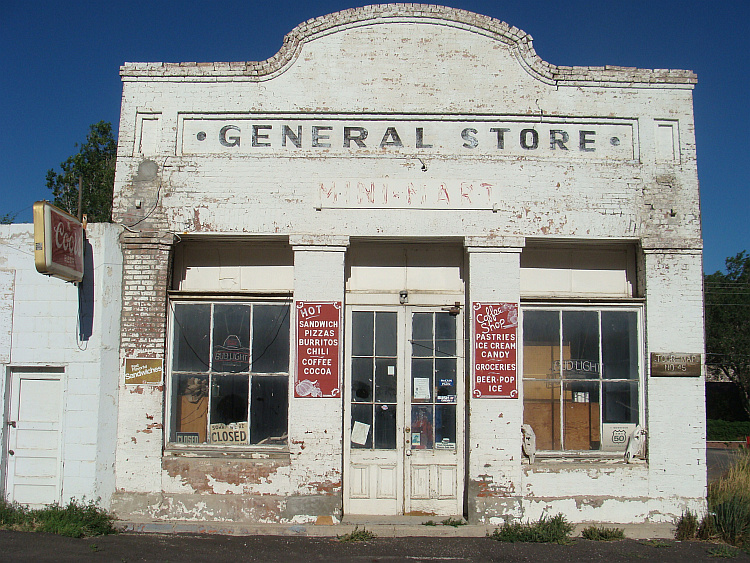 After thousand kilometer I finally found a store... but it was closed