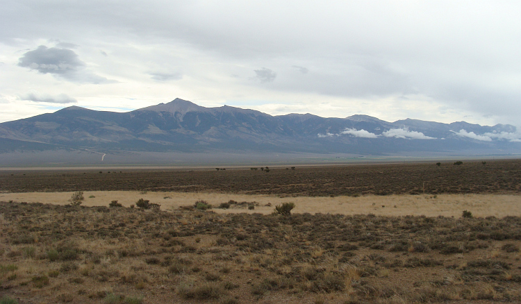 Highway 50 bij het Great Basin National Park