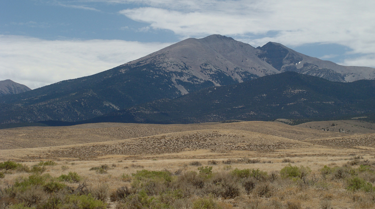 Highway 50 bij het Great Basin National Park