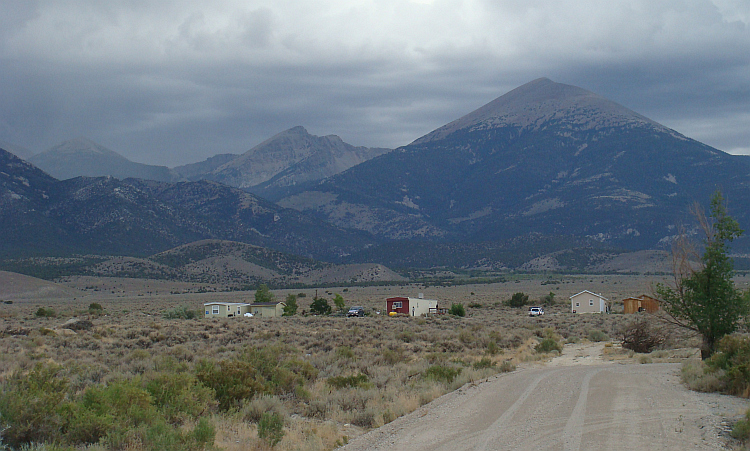 Highway 50 bij het Great Basin National Park