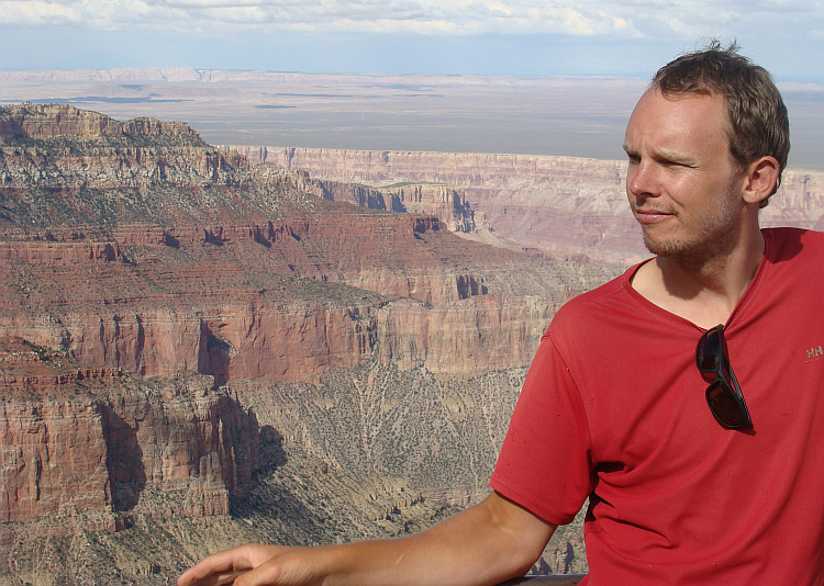 Frank met de Grand Canyon