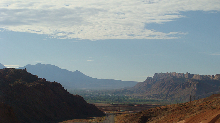 Landschap bij Moab, Utah