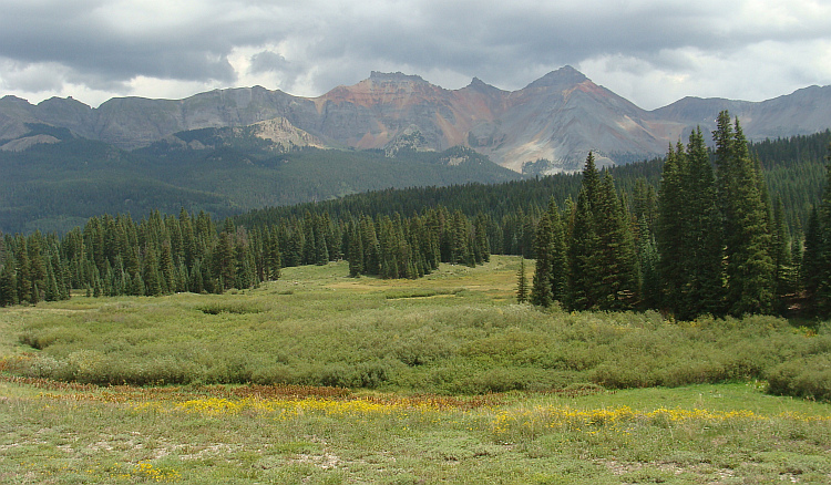 Landschap bij Telluride