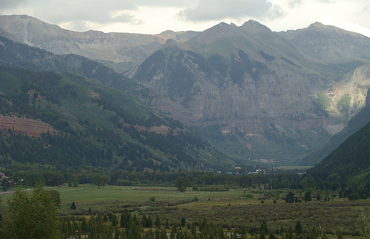 De vallei van Telluride