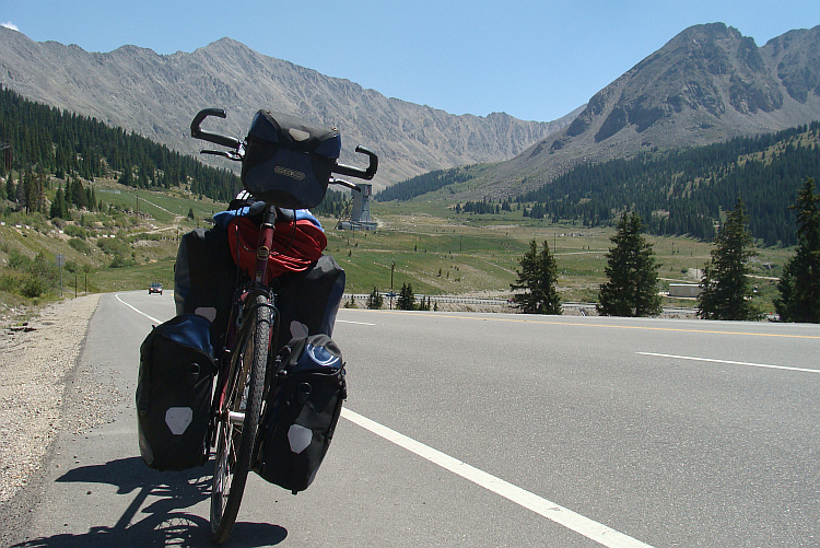 Landschap bij de Fremont Pass