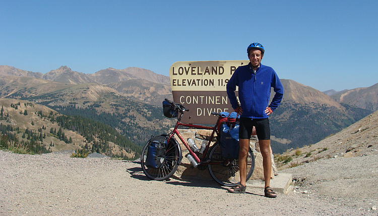 Op de Loveland Pass bij Denver