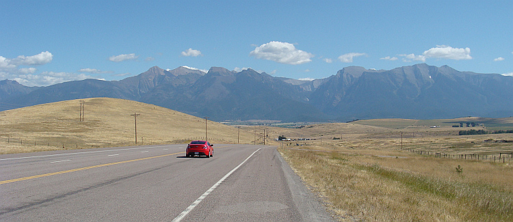 The Mission Mountains in northern Montana