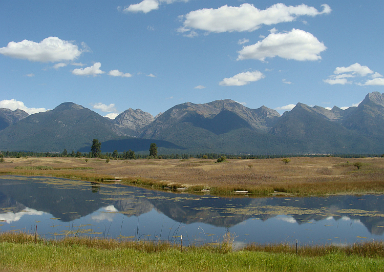 The Mission Mountains near Ronan, Montana