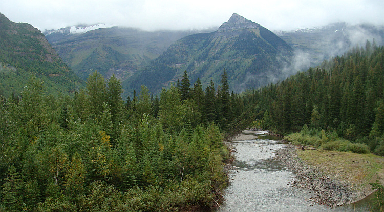 Going to the Sun Highway in Glacier National Park