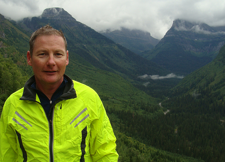 Bill in Glacier National Park