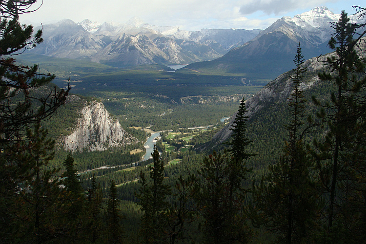 Berglandschap bij Banff