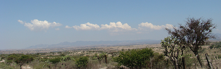 Landschap in Centraal Mexico