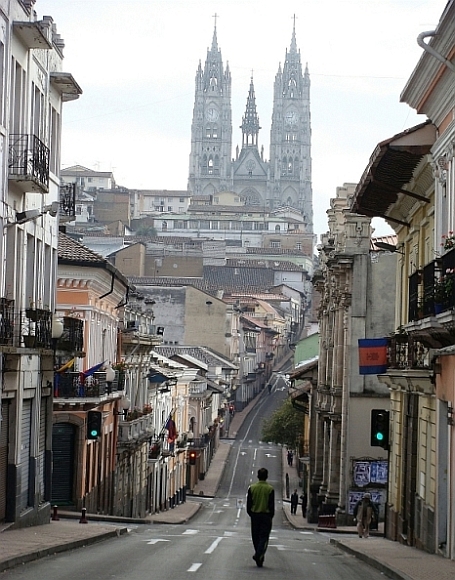 The cathedral of Quito