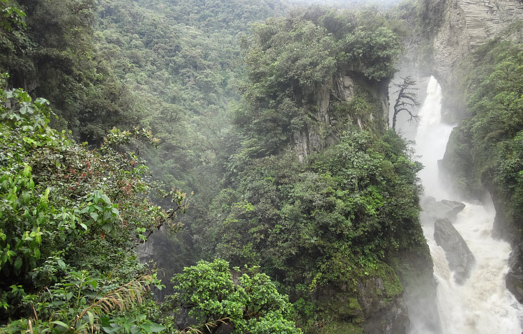 Waterval bij Baños