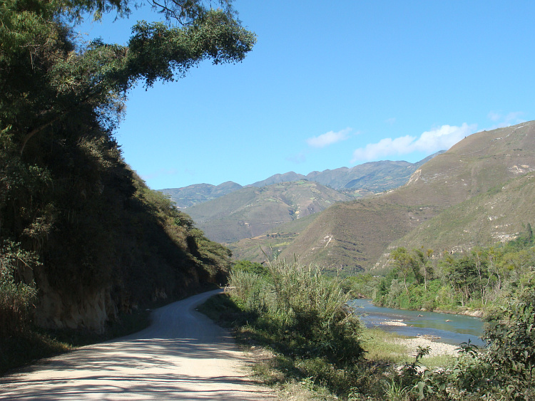 Landschap bij Chachapoyas