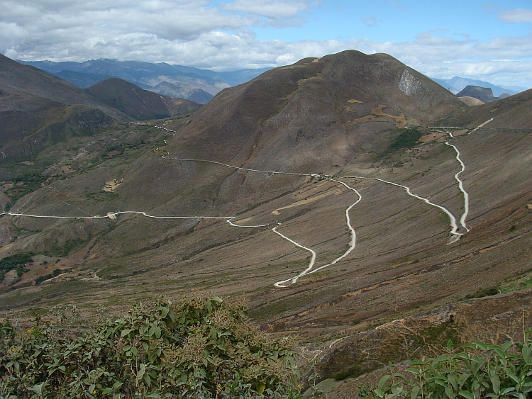 On the climb to Celendín