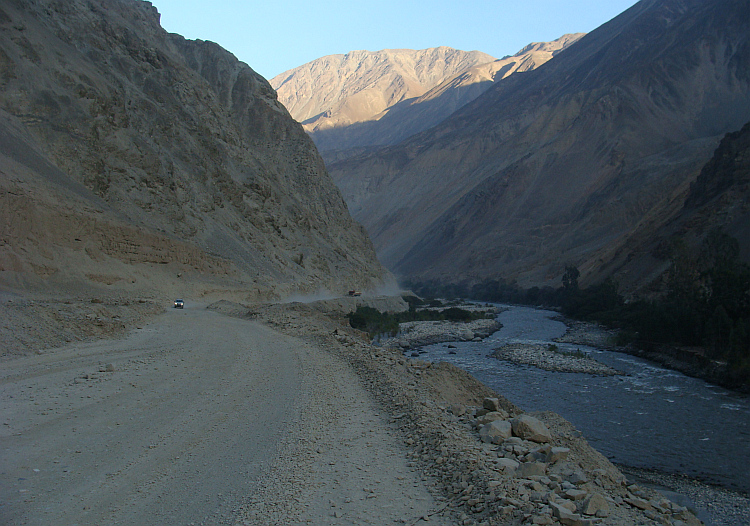 The gorges of the Rio Santa