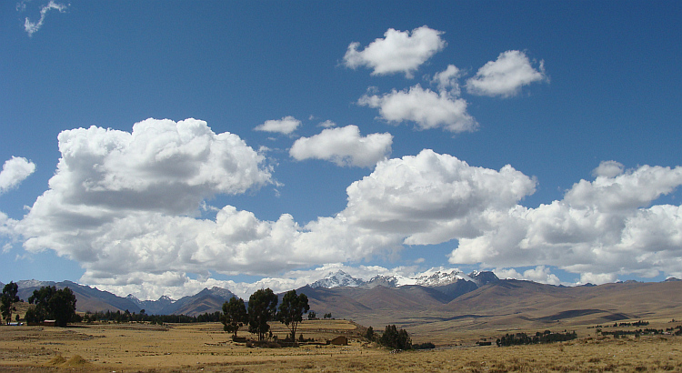 De puna en de cordillera tussen Recuay en Chavín de Huantar