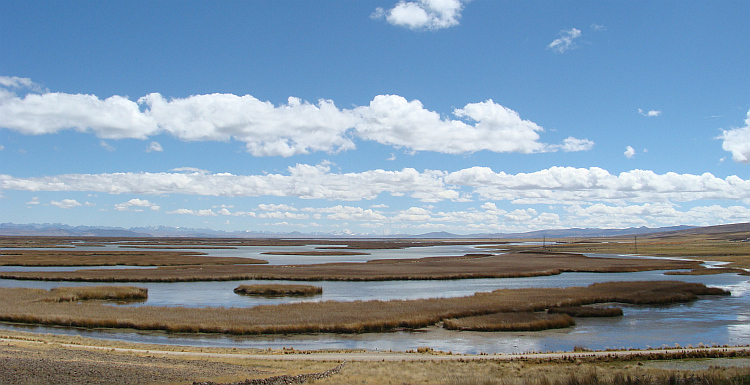 High altitude landscape between Cerro de Pasco and Junín