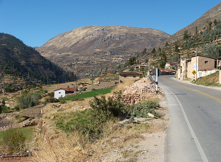 Landschap tussen Tarma en Jauja